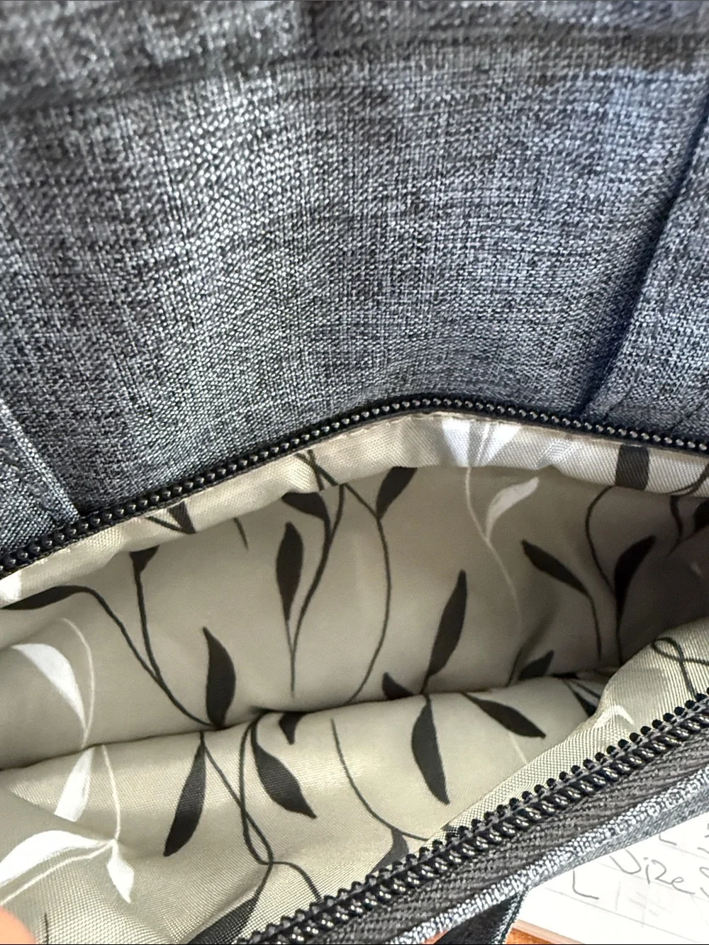 Lug Switch RFID Crossbody Wallet Bag in a heather grey